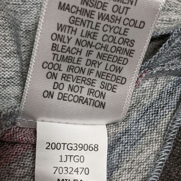 One World Melia Embellished beaded Striped Asymmetrical tunic top M - Picture 4 of 7